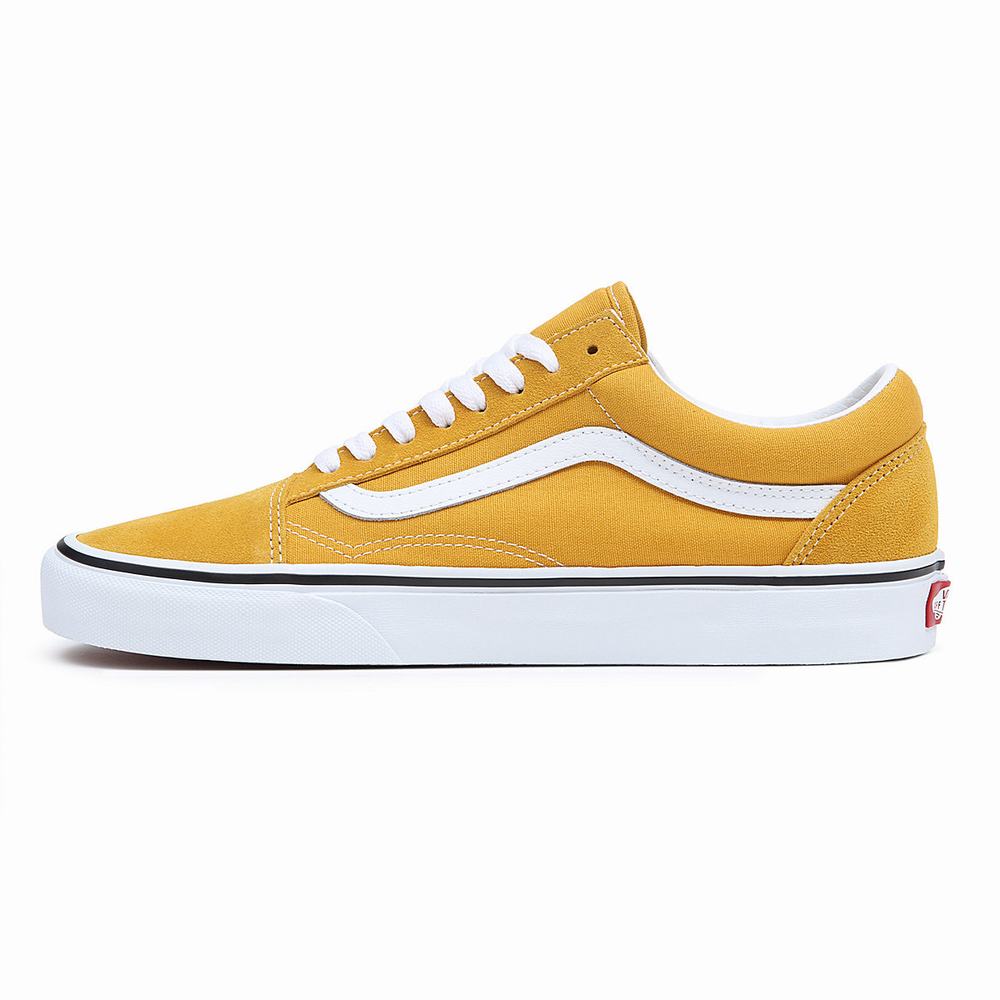 Men's Vans Old Skool Sneakers Yellow | USA37284