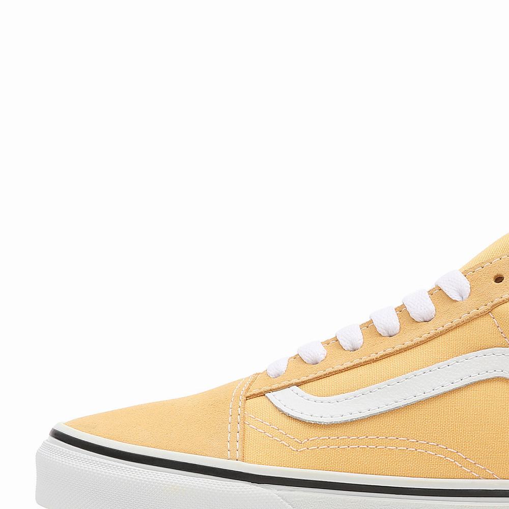 Men's Vans Old Skool Sneakers Yellow | USA80652