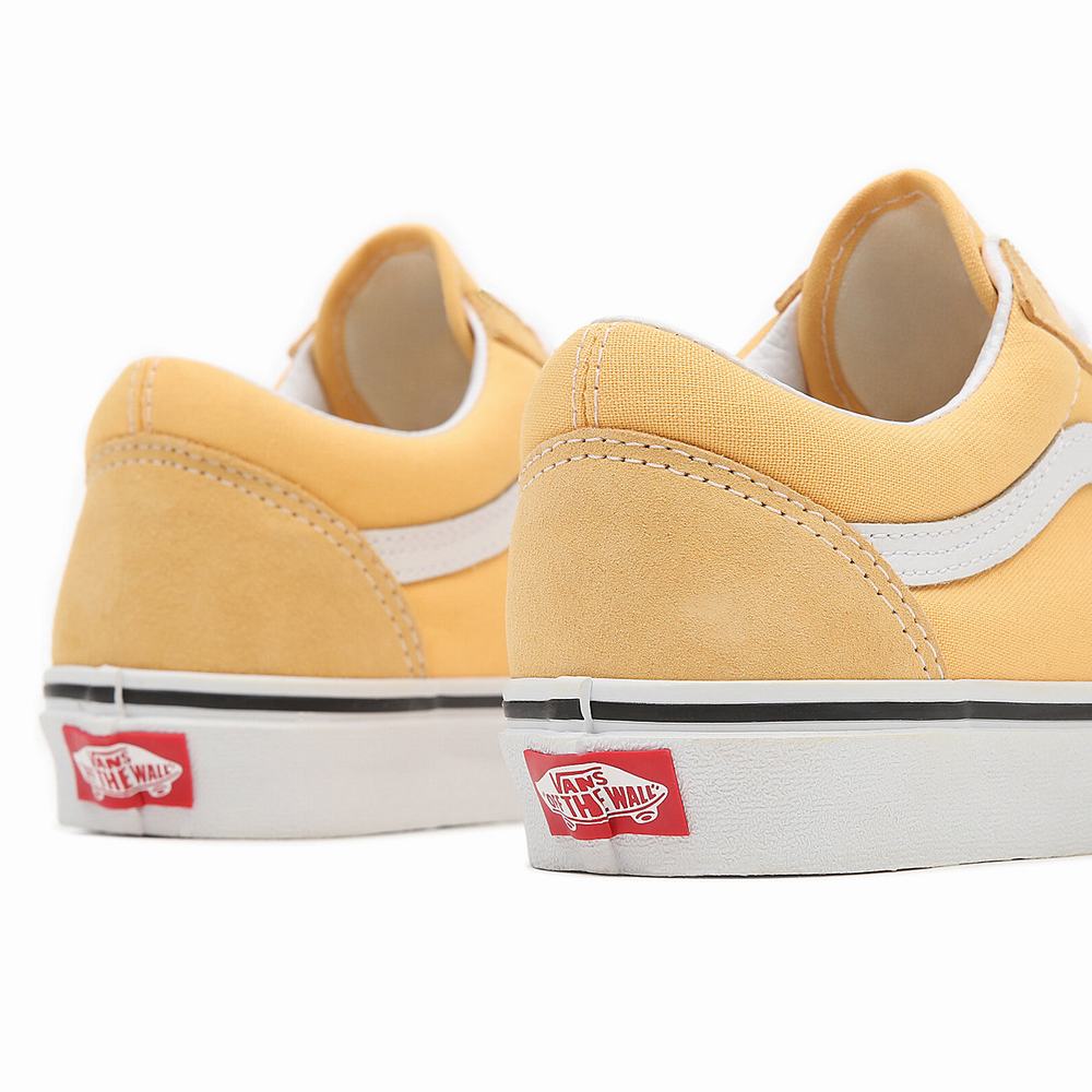 Men's Vans Old Skool Sneakers Yellow | USA80652