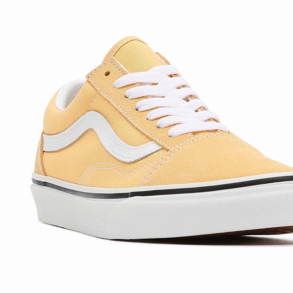 Men's Vans Old Skool Sneakers Yellow | USA80652