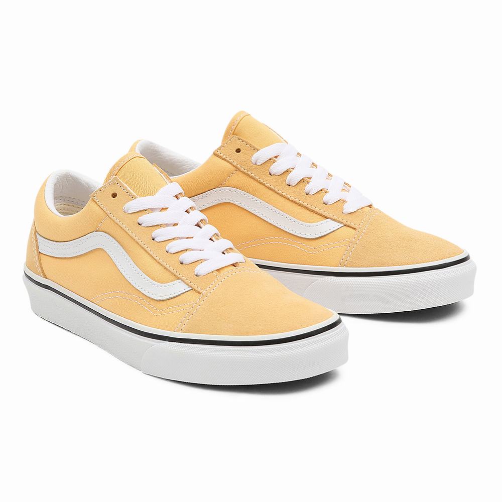 Men\'s Vans Old Skool Sneakers Yellow | USA80652