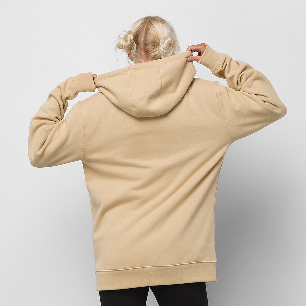 Men's Vans Outdoor Club Hoodie Beige | USA68542