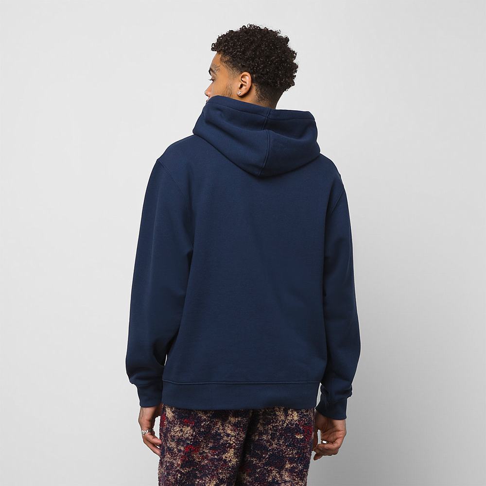 Men's Vans Outdoor Club Hoodie Blue | USA48706