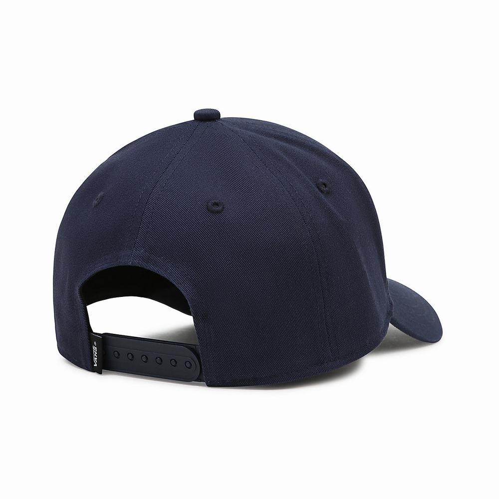 Men's Vans Outdoor Club Structured Jockey Hats Blue | USA56137