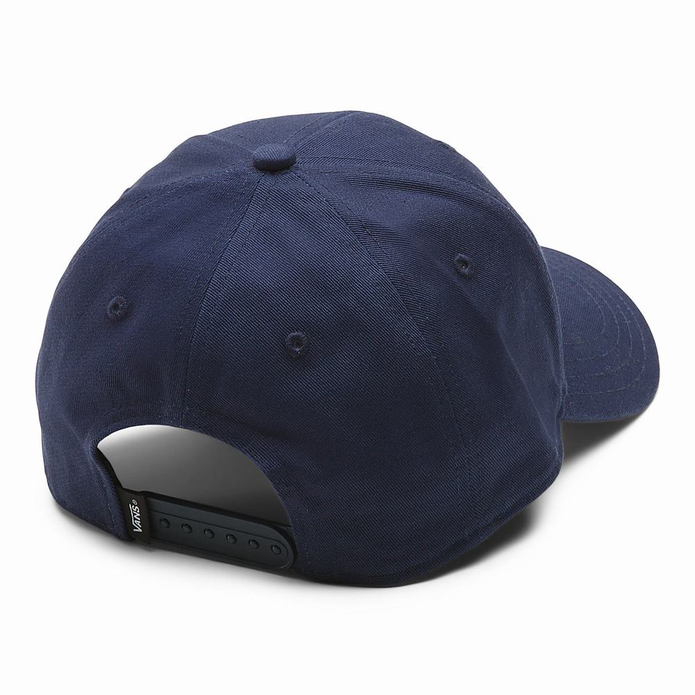 Men's Vans Outdoor Club Structured Jockey Hats Blue | USA56137