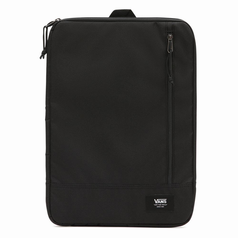 Men\'s Vans Padded Laptop Sleeve Bags Black | USA32971