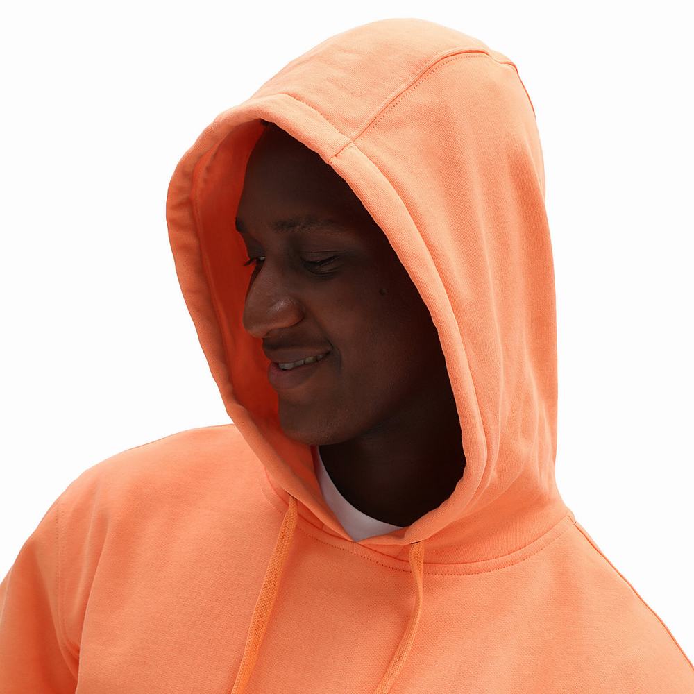 Men's Vans Palm Tree Hoodie Orange | USA82143