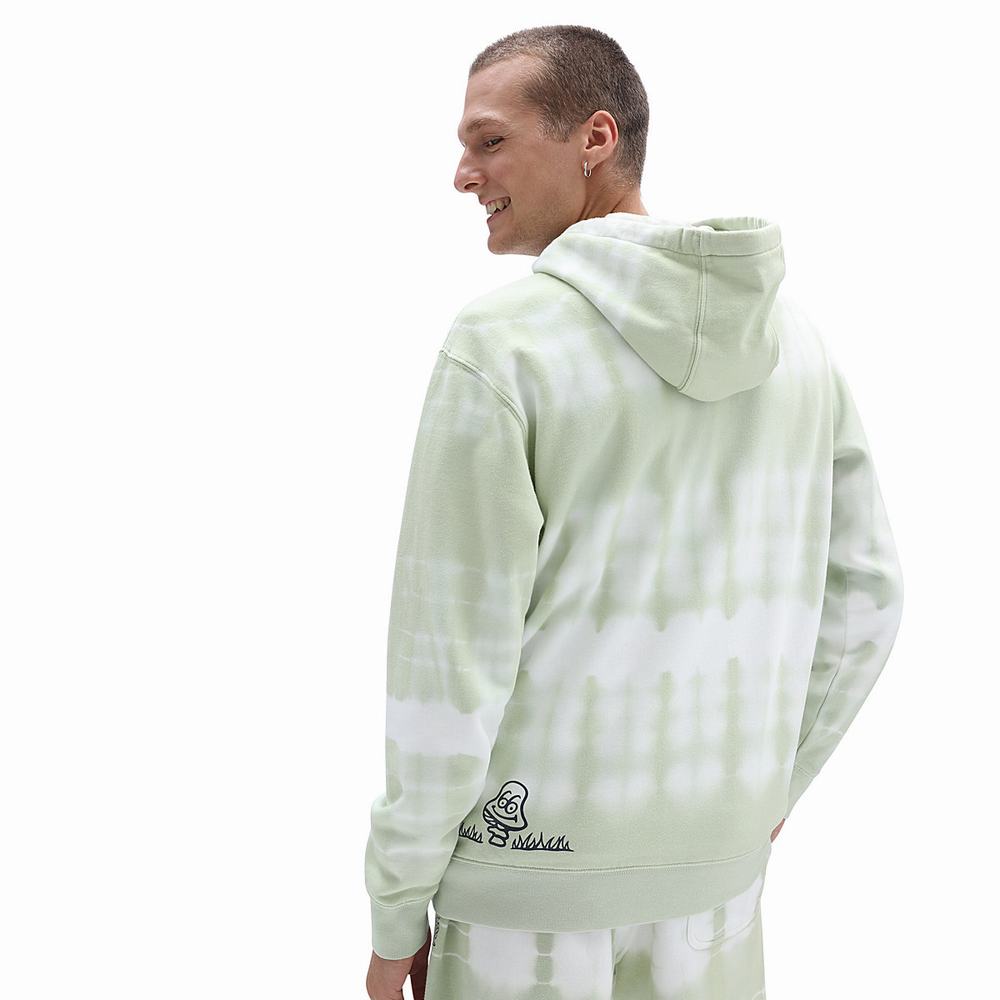 Men's Vans Peace Of Mind Hoodie Green | USA20871