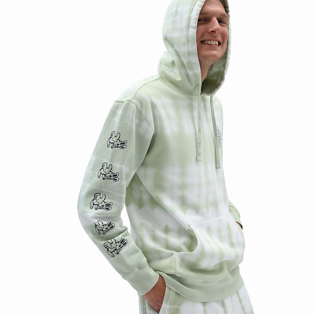 Men's Vans Peace Of Mind Hoodie Green | USA20871