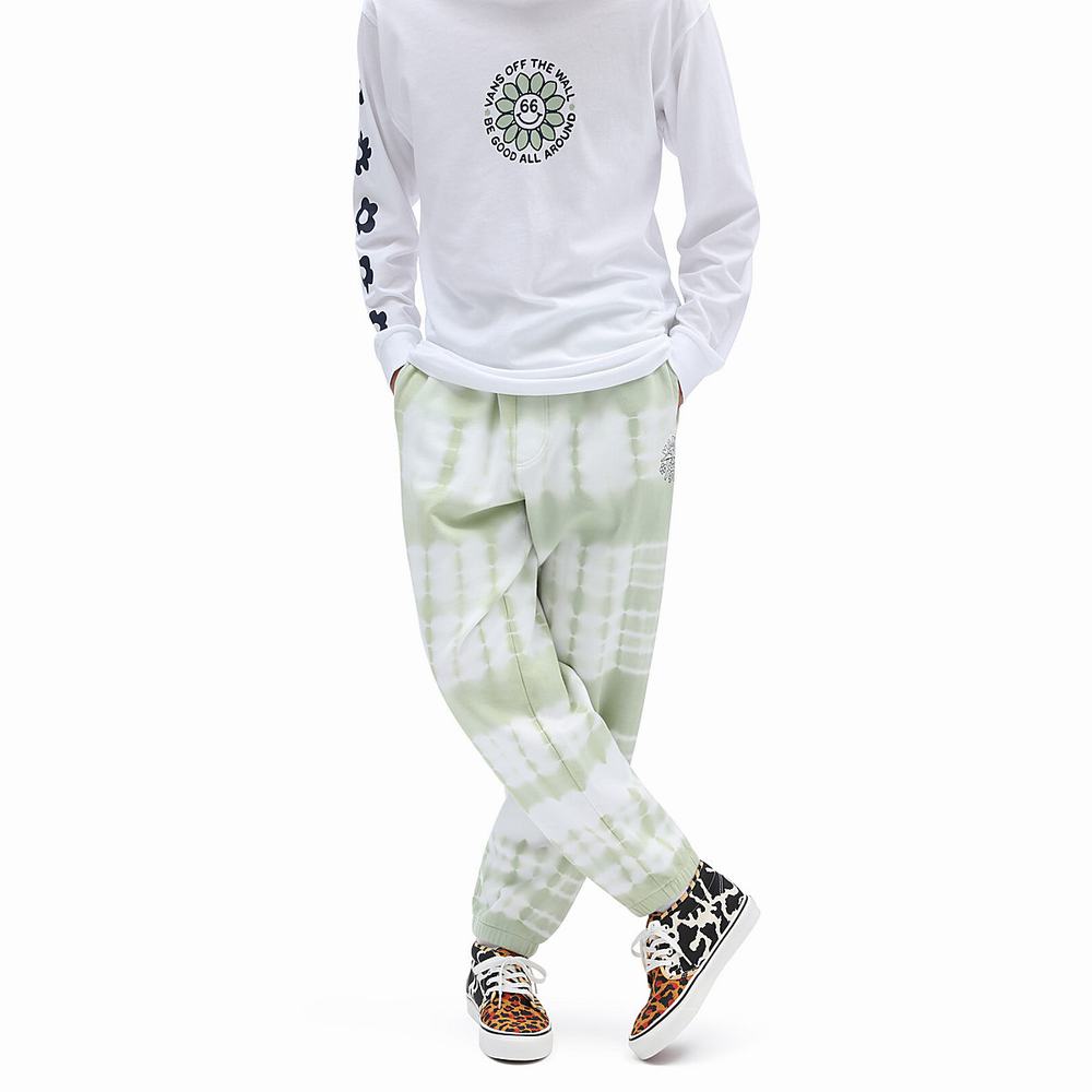 Men\'s Vans Peace Of Mind Relaxed Sweat Pants Green | USA60159