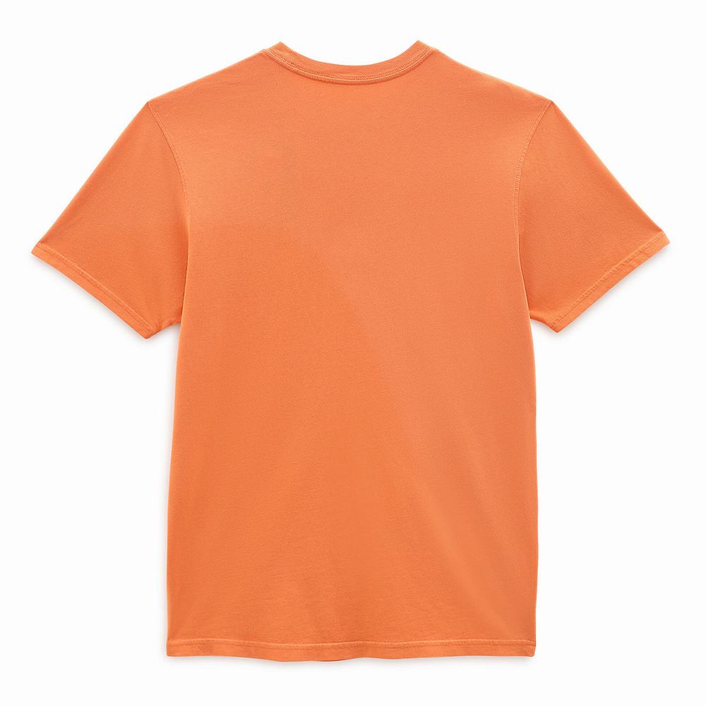 Men's Vans Peace Of Mind T Shirts Orange | USA06458