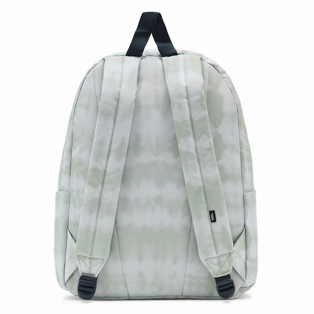 Men's Vans Peace of Mind Old Skool H2O Backpacks Green | USA98620