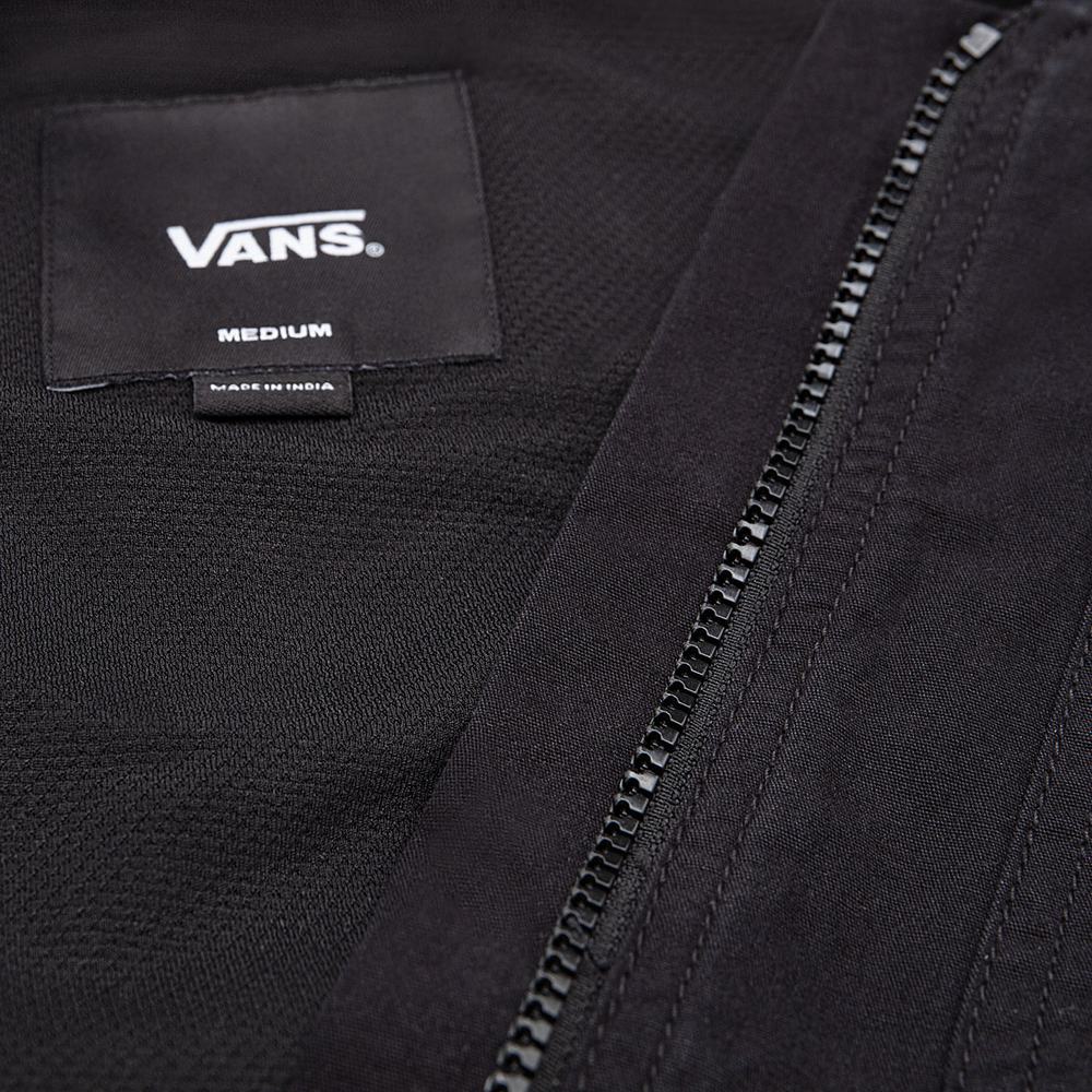 Men's Vans Pearson Jackets Black | USA38159