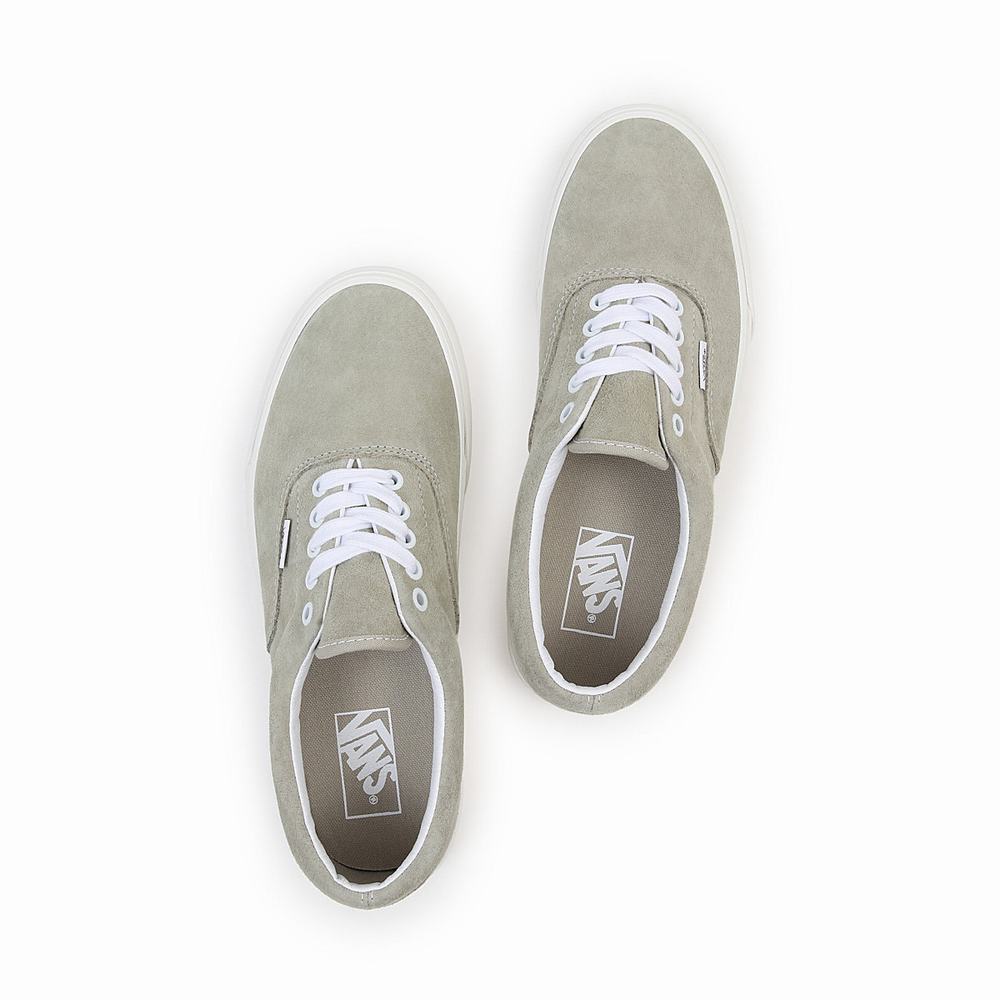 Men's Vans Pig Suede Era Sneakers Green / Grey | USA14985