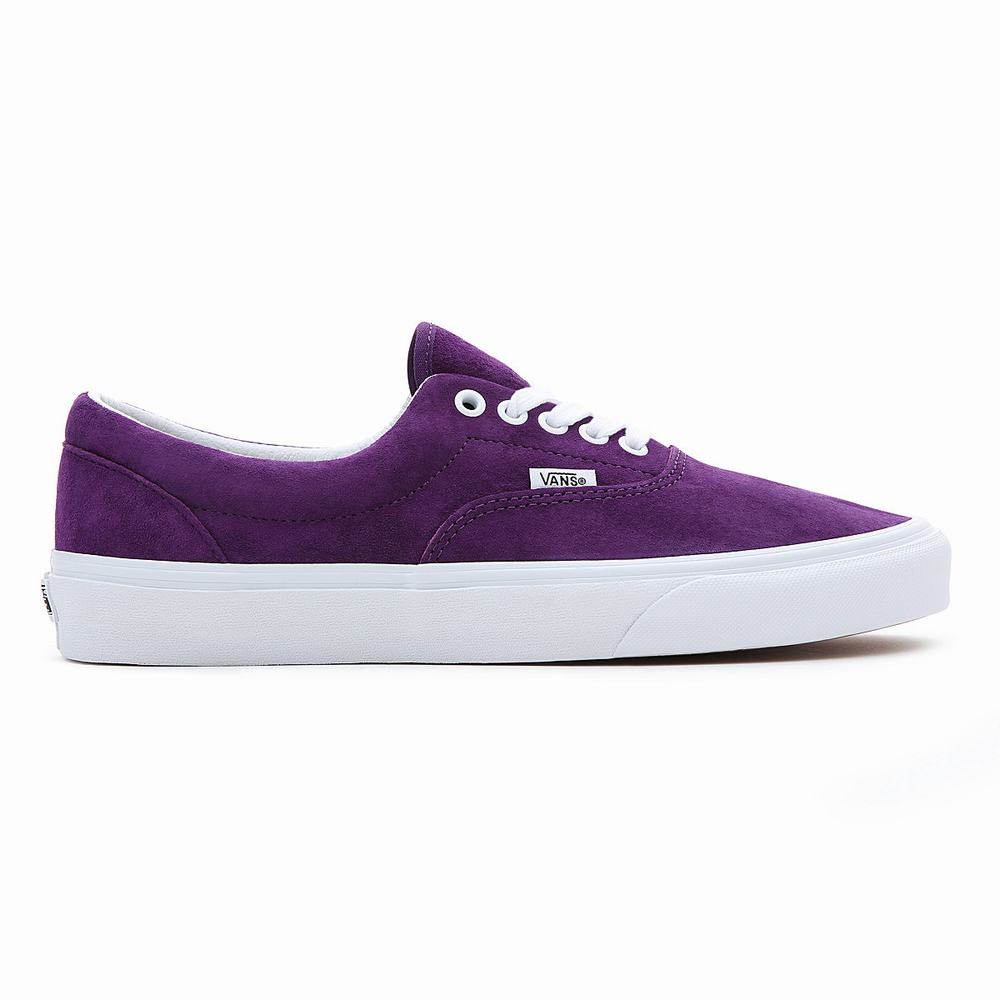 Men's Vans Pig Suede Era Sneakers Purple | USA95486