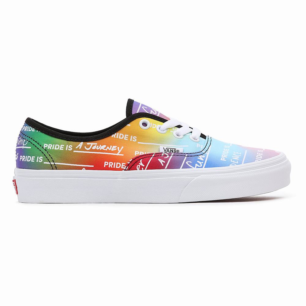 Men's Vans Pride Authentic Low Top Shoes Multicolor | USA84513