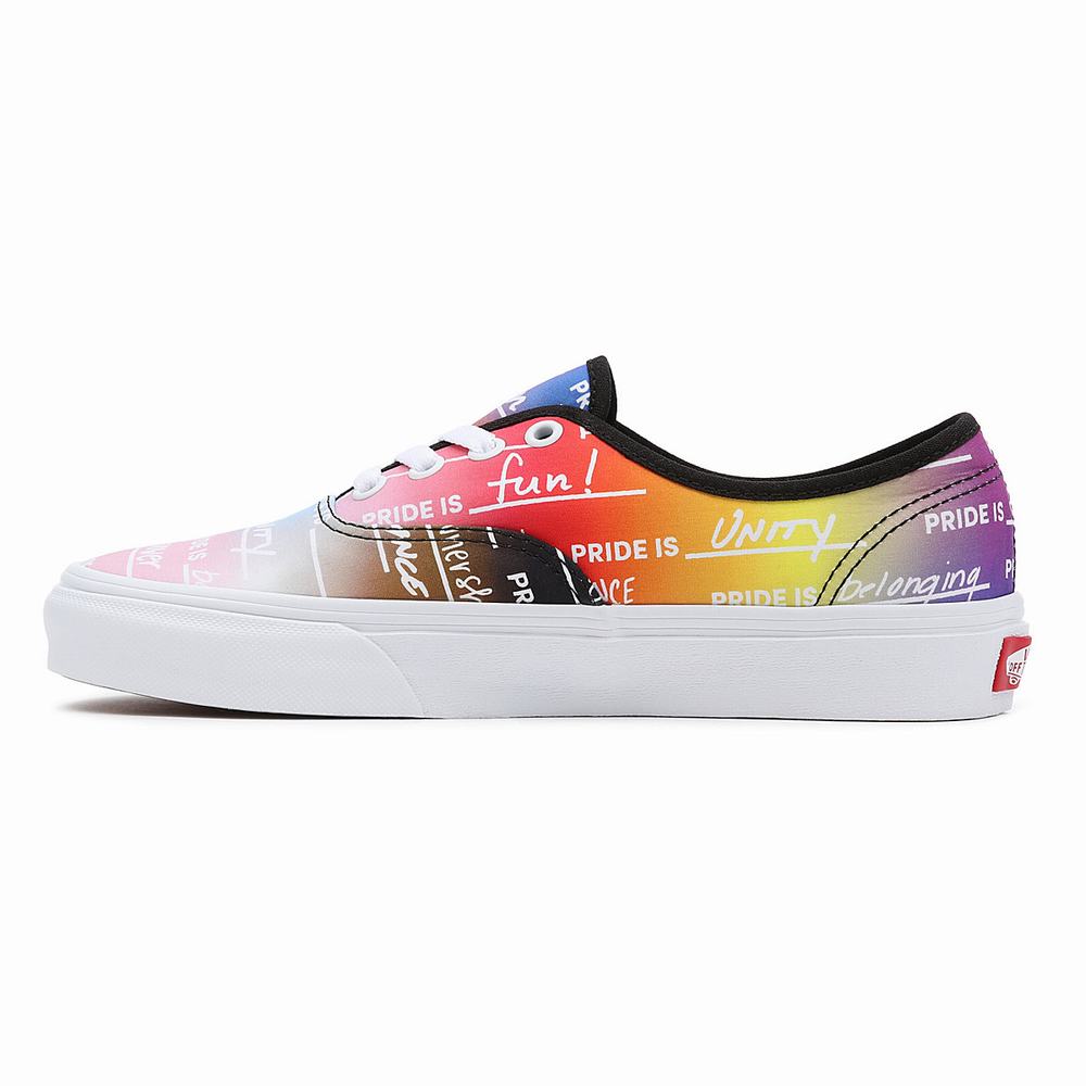 Men's Vans Pride Authentic Low Top Shoes Multicolor | USA84513