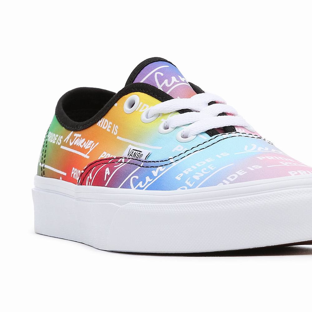 Men's Vans Pride Authentic Low Top Shoes Multicolor | USA84513