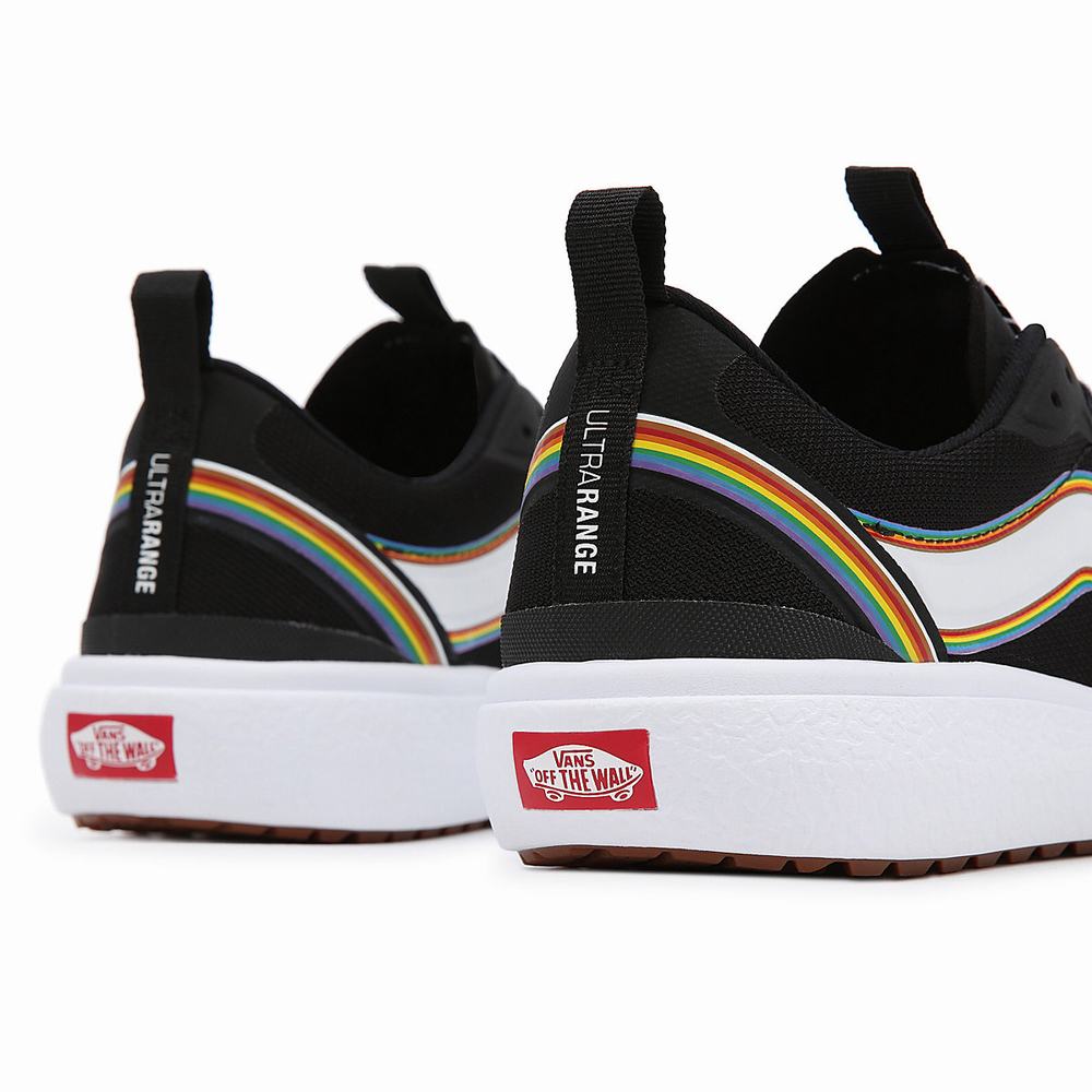 Men's Vans Pride UltraRange EXO Sneakers Black | USA29450