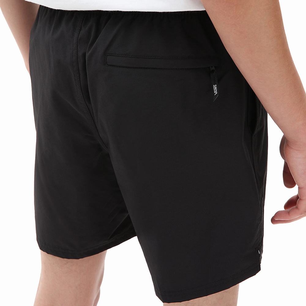 Men's Vans Primary Volley II Boardshorts Black | USA16927