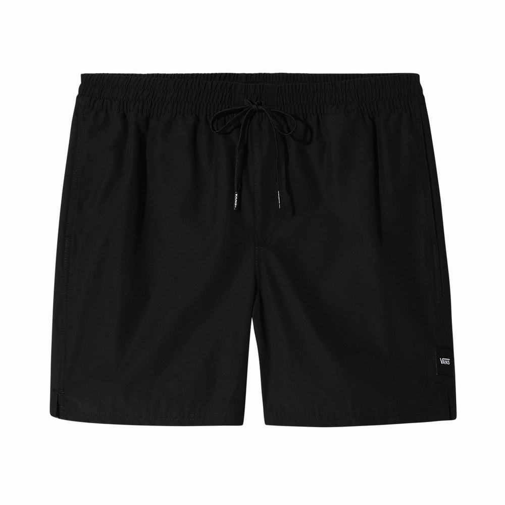 Men's Vans Primary Volley II Boardshorts Black | USA16927