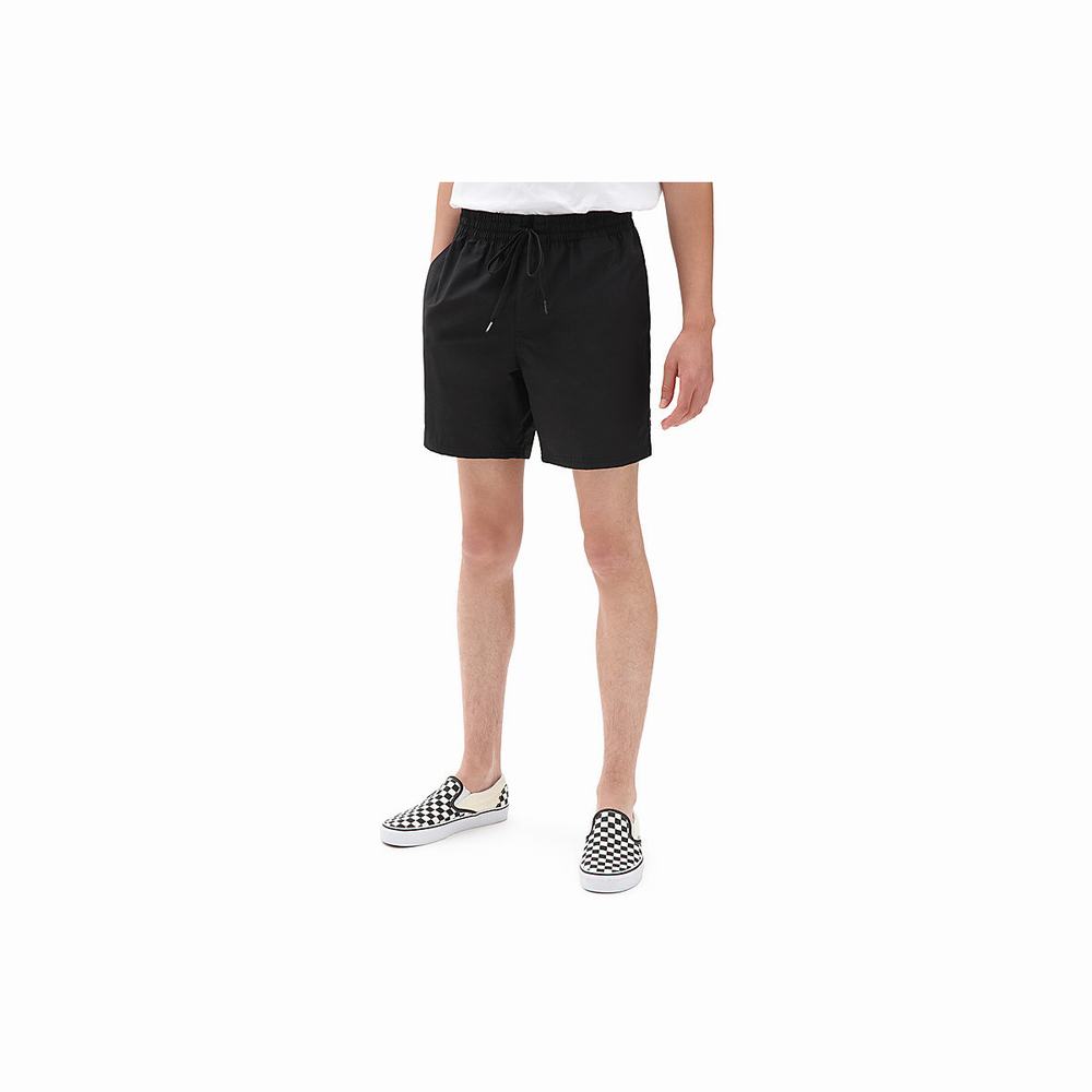 Men\'s Vans Primary Volley II Boardshorts Black | USA16927