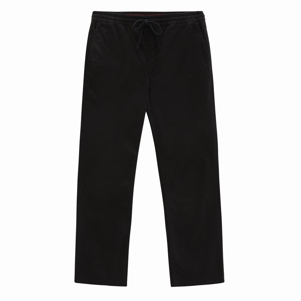 Men's Vans Range Relaxed Elastic Pants Black | USA49831