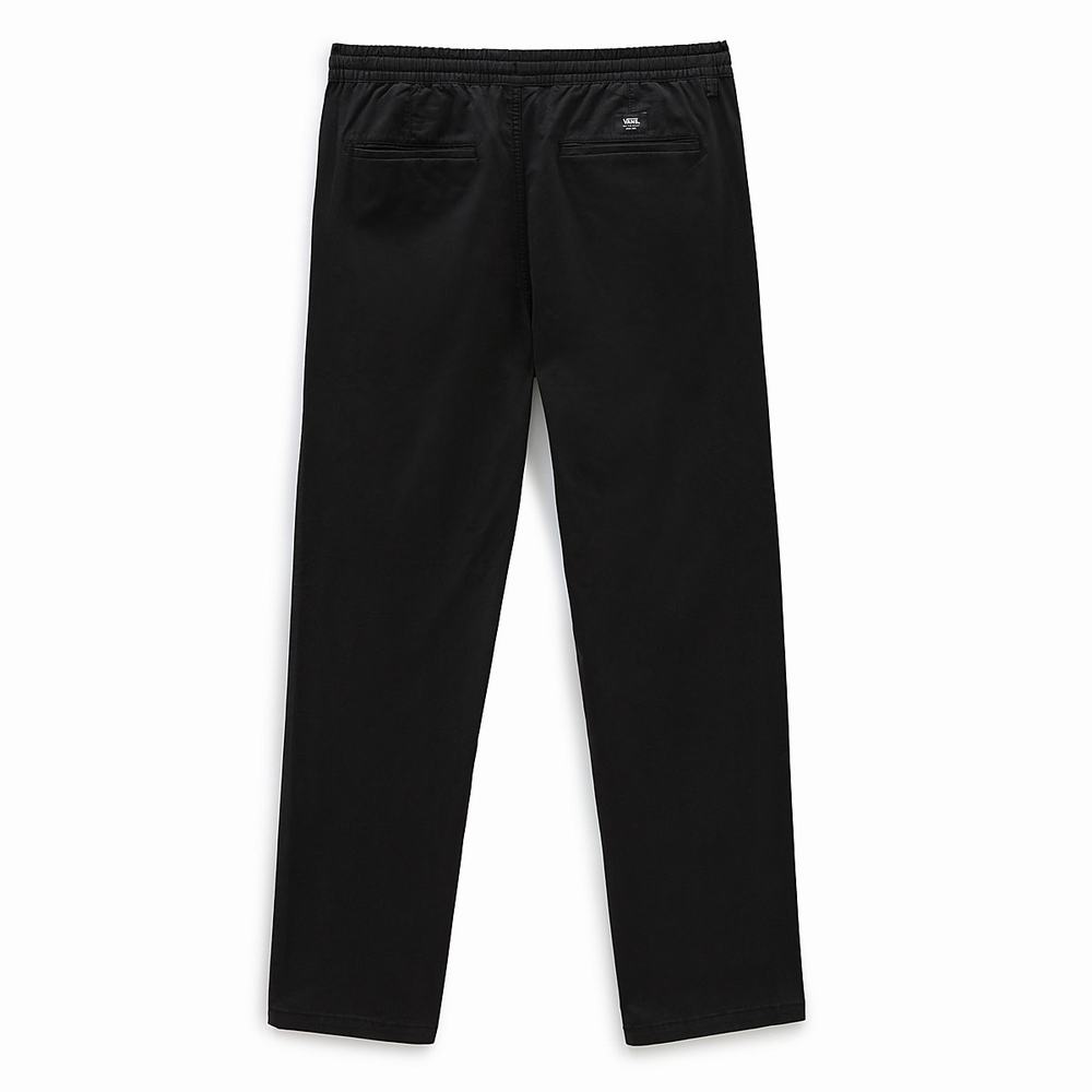 Men's Vans Range Relaxed Elastic Pants Black | USA49831