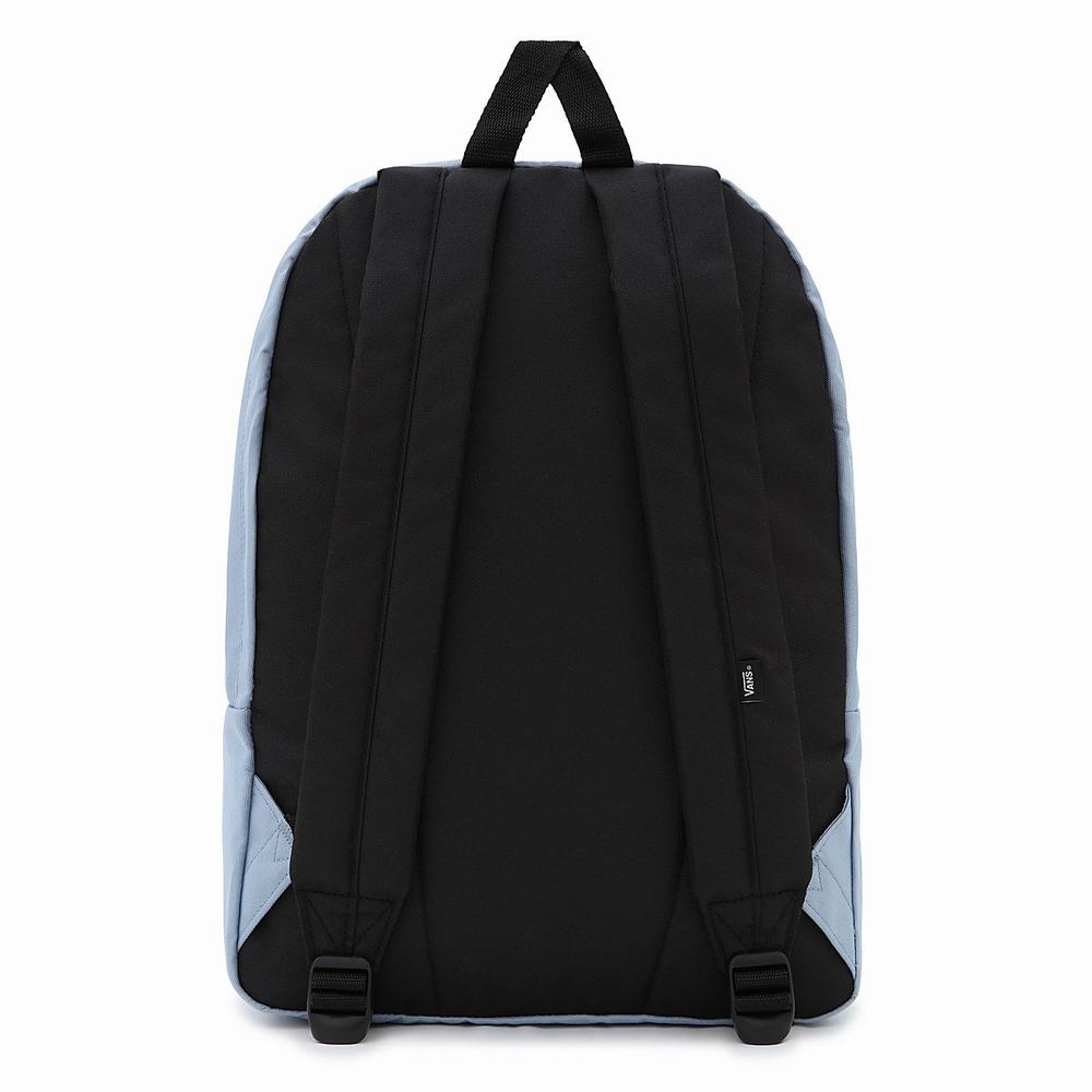 Men's Vans Realm Backpacks Blue | USA89267