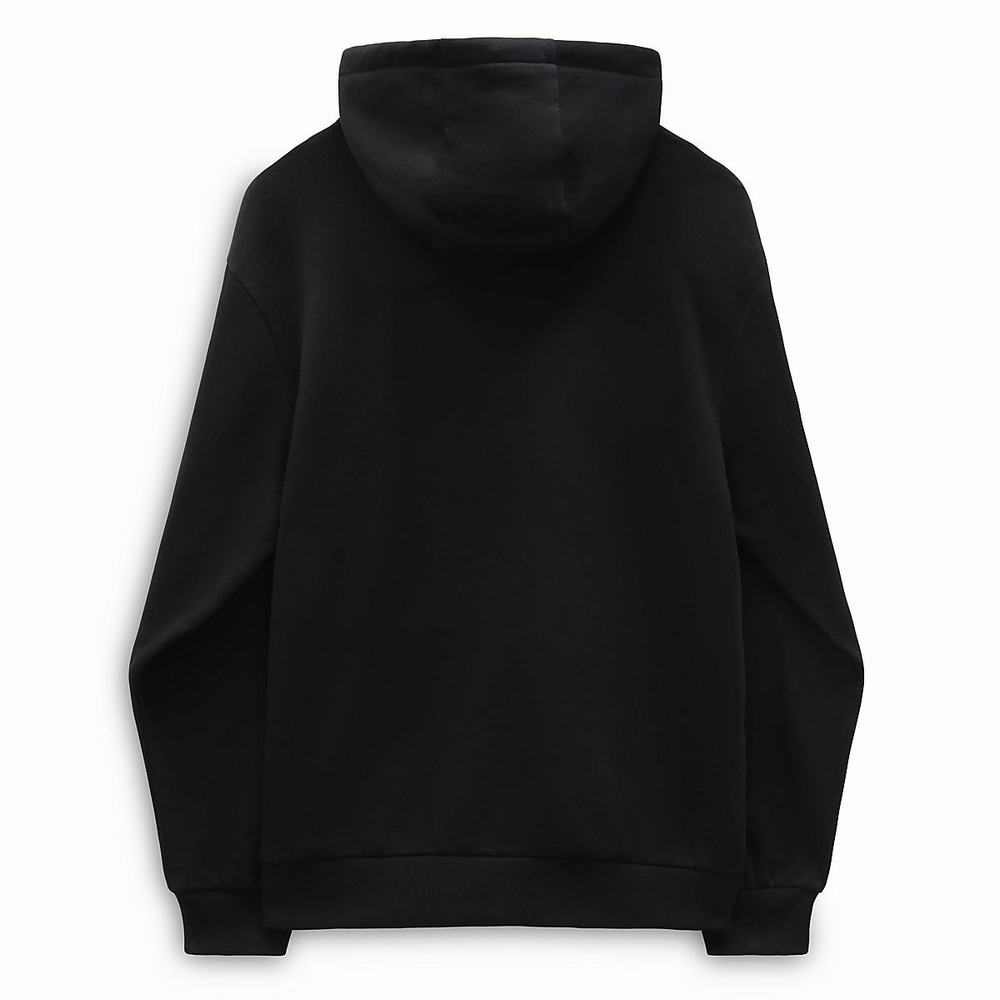 Men's Vans Relaxed Fit Hoodie Black | USA34617