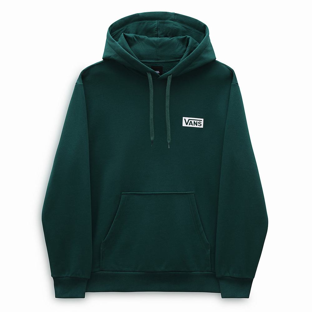 Men's Vans Relaxed Fit Hoodie Green | USA69710