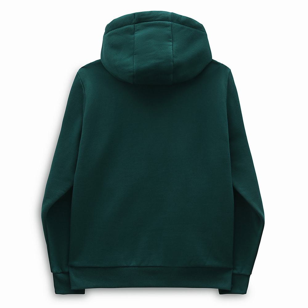 Men's Vans Relaxed Fit Hoodie Green | USA69710