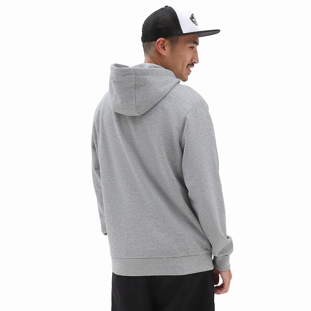 Men's Vans Relaxed Fit Hoodie Grey | USA63851