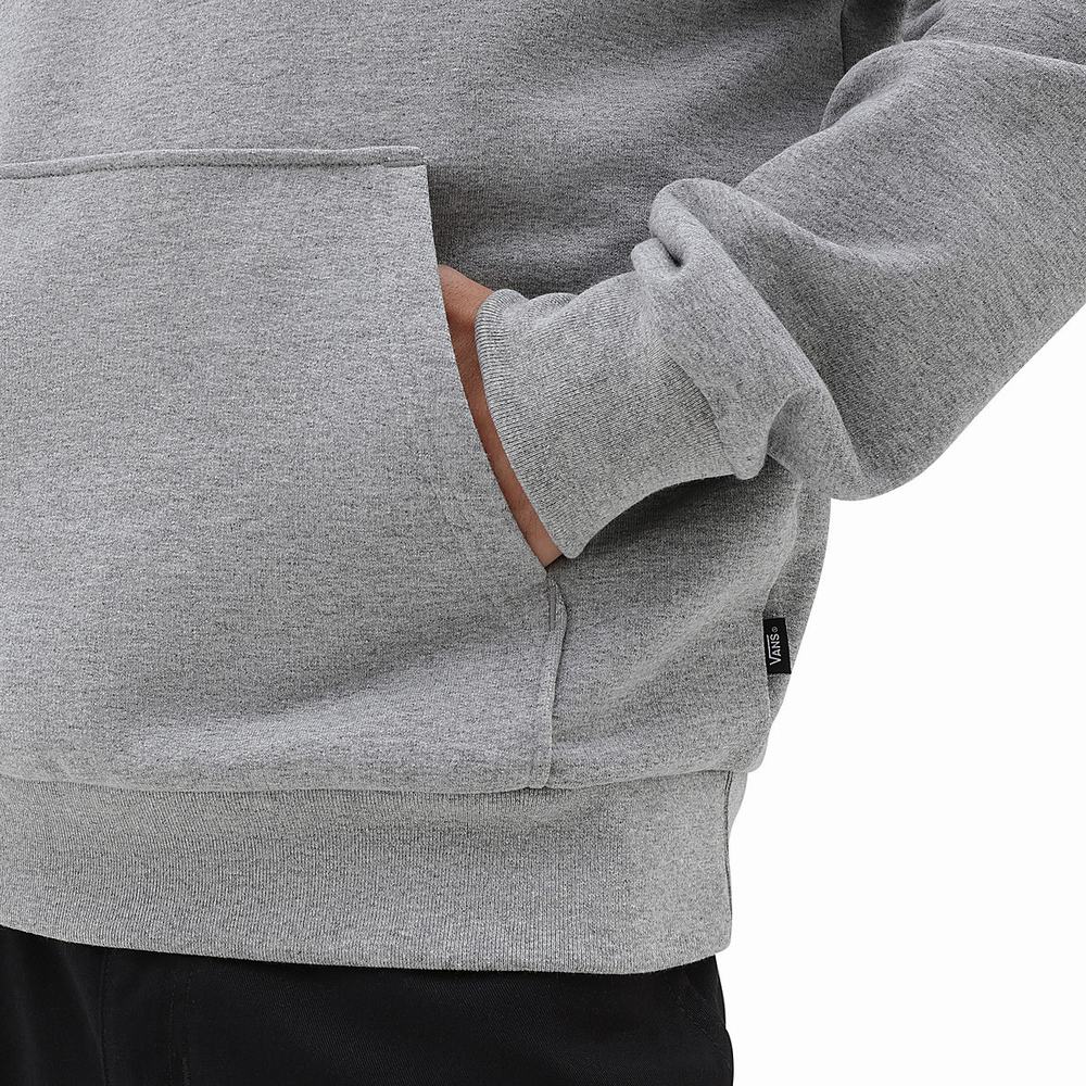 Men's Vans Relaxed Fit Hoodie Grey | USA63851