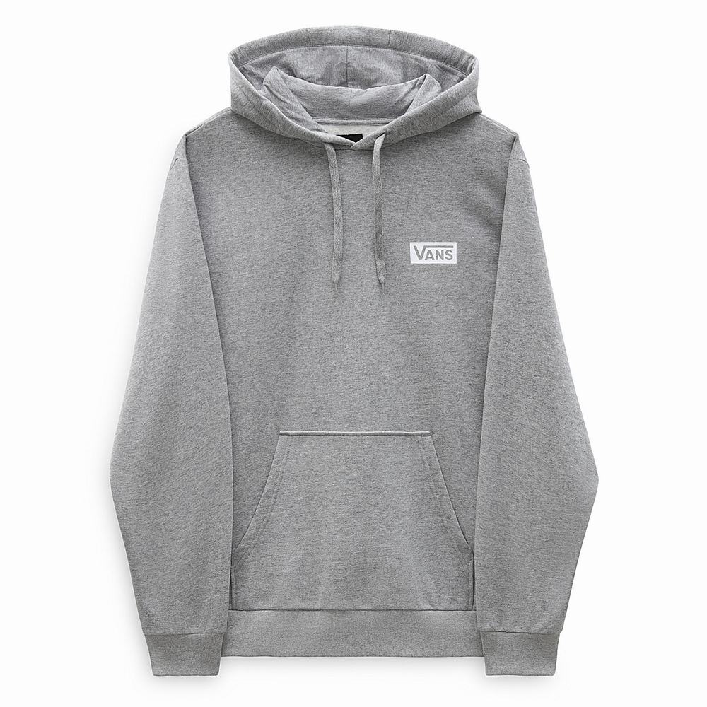 Men's Vans Relaxed Fit Hoodie Grey | USA63851