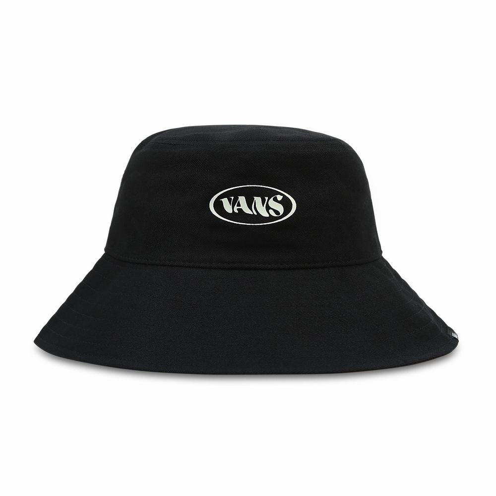 Men\'s Vans Retrospectator Sport Bucket Hats Black | USA29486