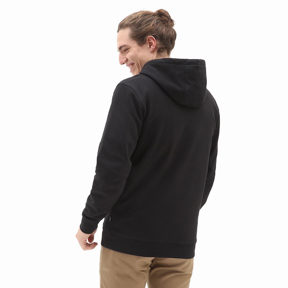 Men's Vans Rise Up Hoodie Black | USA14328