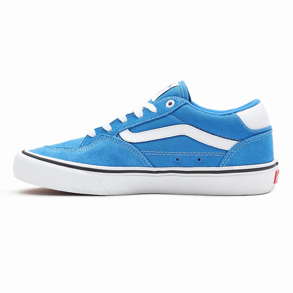 Men's Vans Rowan Pro Sneakers Blue | USA08563