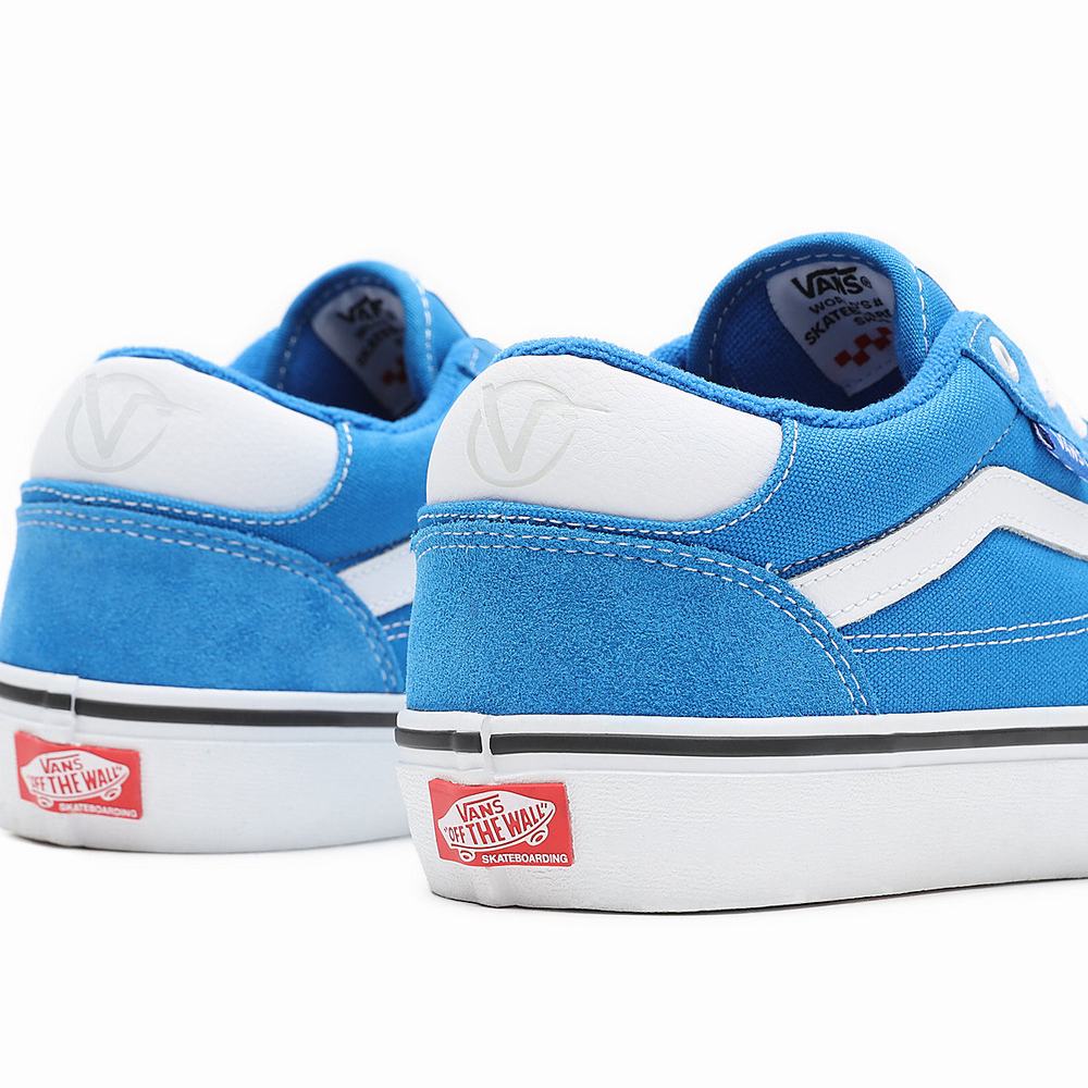 Men's Vans Rowan Pro Sneakers Blue | USA08563