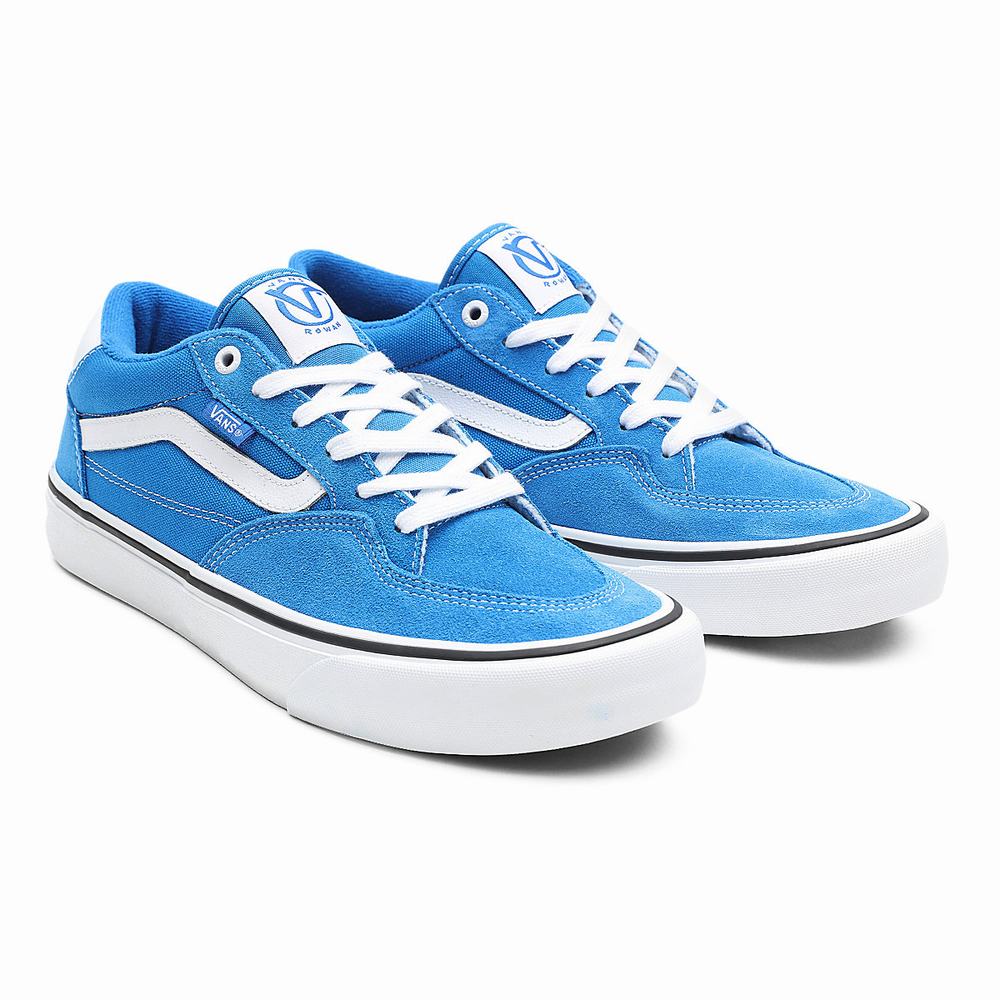 Men\'s Vans Rowan Pro Sneakers Blue | USA08563