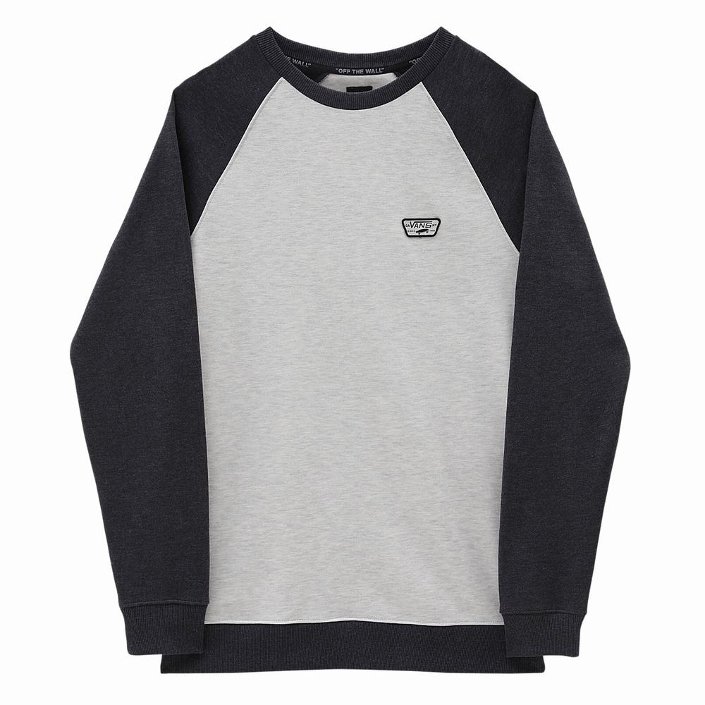 Men's Vans Rutland III Sweatshirts Grey / White | USA28670