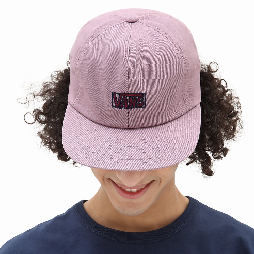 Men's Vans Seasonal Jockey Hats Pink | USA96412