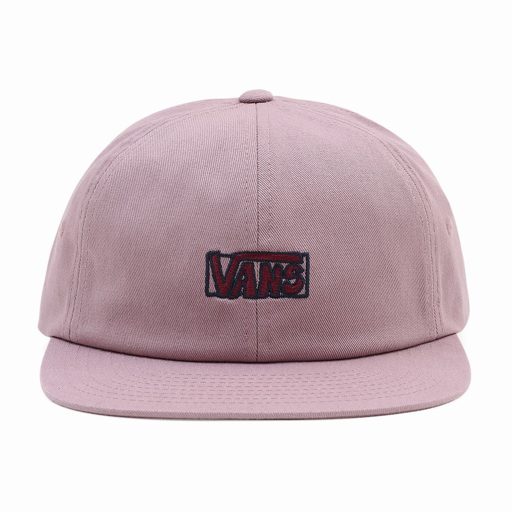 Men\'s Vans Seasonal Jockey Hats Pink | USA96412