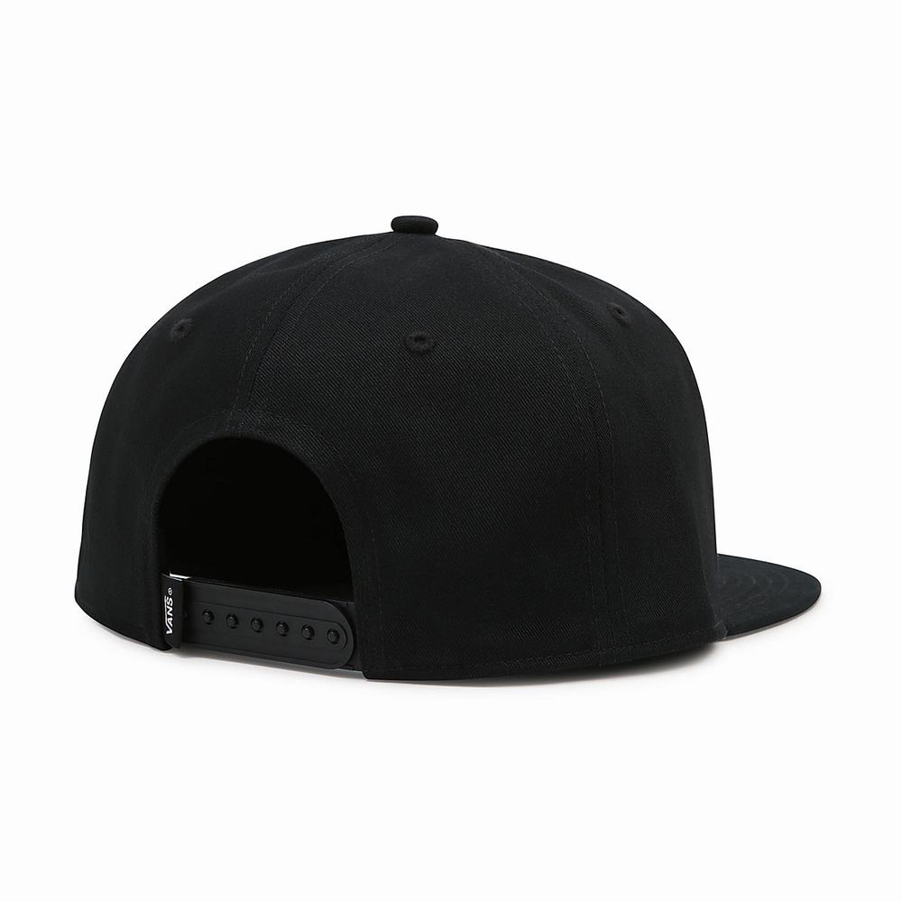 Men's Vans Seasonal Snapback Hats Black | USA75604