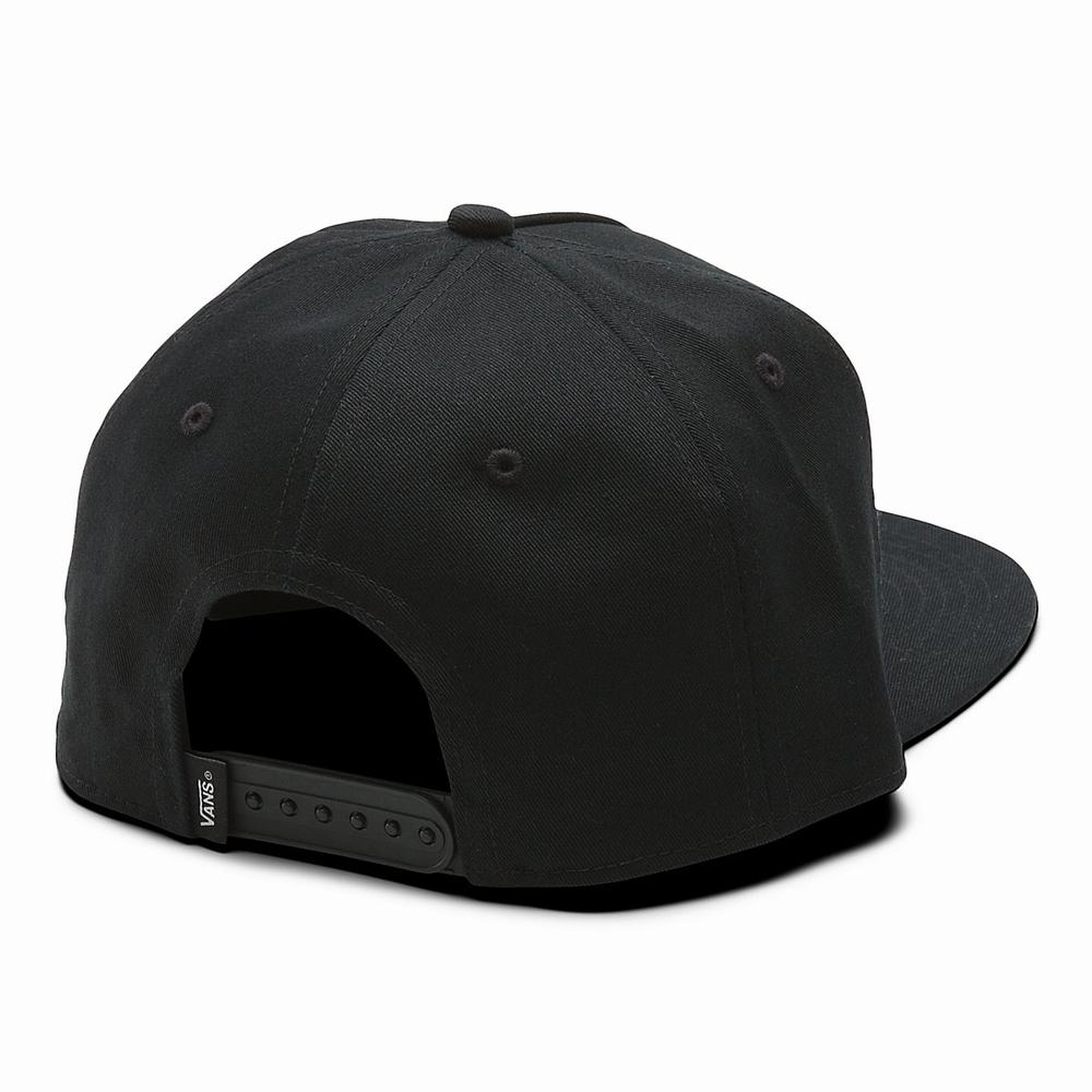 Men's Vans Seasonal Snapback Hats Black | USA75604