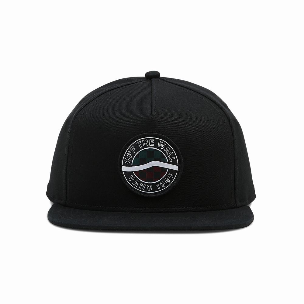 Men\'s Vans Seasonal Snapback Hats Black | USA75604