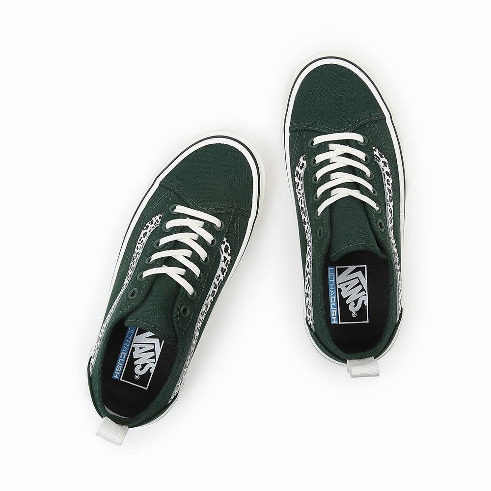 Men's Vans Sentry Old Skool Sneakers Green | USA32960