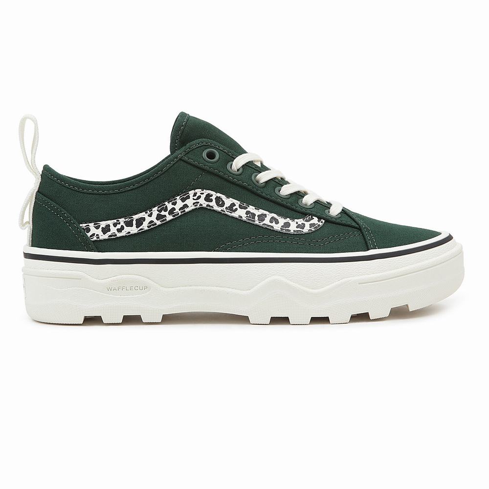 Men's Vans Sentry Old Skool Sneakers Green | USA32960