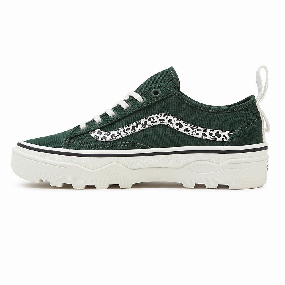 Men's Vans Sentry Old Skool Sneakers Green | USA32960