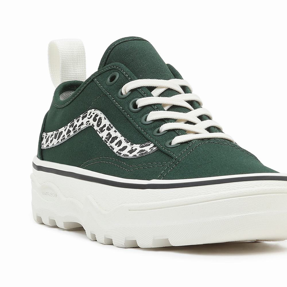 Men's Vans Sentry Old Skool Sneakers Green | USA32960